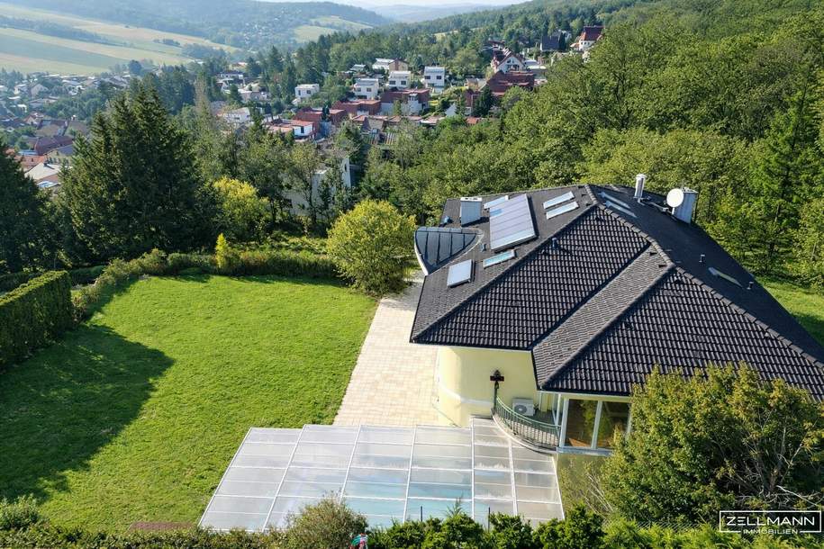 GABLITZ | moderne Villa auf großem Grund mit enormen Potenzial – optional mit Waldgrundstück | ZELLMANN IMMOBILIEN, Haus-kauf, 1.249.000,€, 3003 Sankt Pölten(Land)