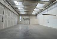 Gewerbepark Traiskirchen! 900 m² Halle mit Rampe und ebenerdiger Einfahrt für Gabelstapler! € 6,90 inkl allg. BK/m² netto!