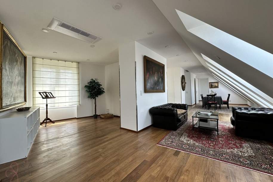 PANORAMA-DACHTERRASSE - EXKLUSIVE DACHGESCHOSSWOHNUNG AUF ZWEI EBENEN, Wohnung-kauf, 1.880.000,€, 1060 Wien 6., Mariahilf