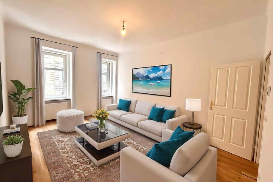 1050! Erstbezug nach Generalsanierung! Hübsche 2-Zimmerwohnung nahe Margaretenstrasse!, Wohnung-kauf, 229.000,€, 1050 Wien 5., Margareten
