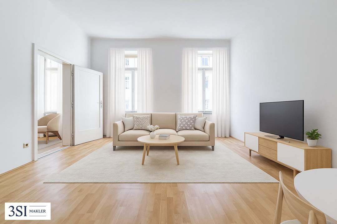 2-Zimmer-Altbauwohnung für kreative Köpfe - in Top-Lage des 12. Bezirks