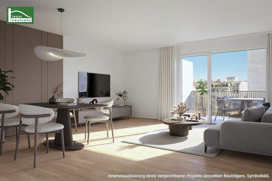 Attraktives Neubauinvestment nahe U1 & U6 – Hochwertige Ausstattung! (Nettopreis), Wohnung-kauf, 449.000,€, 1210 Wien 21., Floridsdorf