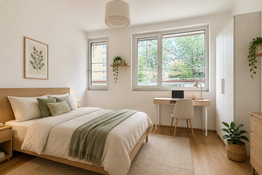 Klagenfurt - Waidmannsdorfer Straße 9. Erstbezug: 2-Zi. Gartenwohnung, Wohnung-miete, 1.079,12,€, 9020 Klagenfurt(Stadt)