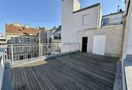 Das ist einzigartig! - Top 2,5 Zimmer Altbauwohnung mit Balkon und 32 m² Dachterrasse!