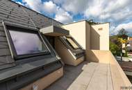 **Architektur, Design mit hochwertigen Materialien und ein durchdachter 3-Zimmer-Grundriss in einer Grünruhelage**