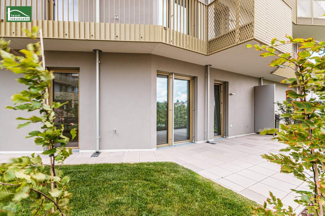 Provisionsfreier Erstbezugs-Neubau - Traumhafte Gartenwohnung in Ruhelage mit energieeffizienter Geothermie!