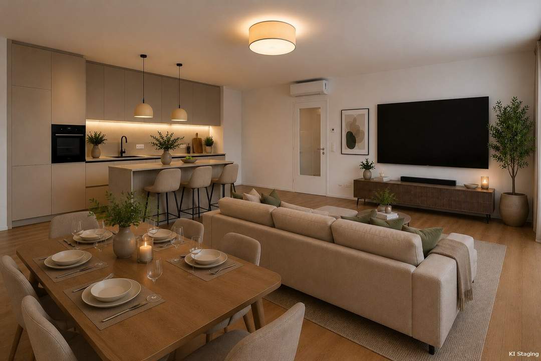 Eck-Wohnung im DG >> neue Traumwohnung der Extraklasse >> Alte Donau, Einbahnstraße
