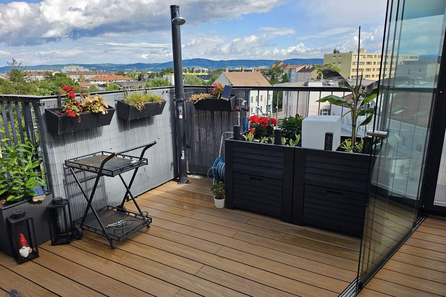 Exklusive Dachgeschoss-Maisonette mit 33,39 m² Terrasse, Wohnung-kauf, 650.000,€, 3430 Tulln