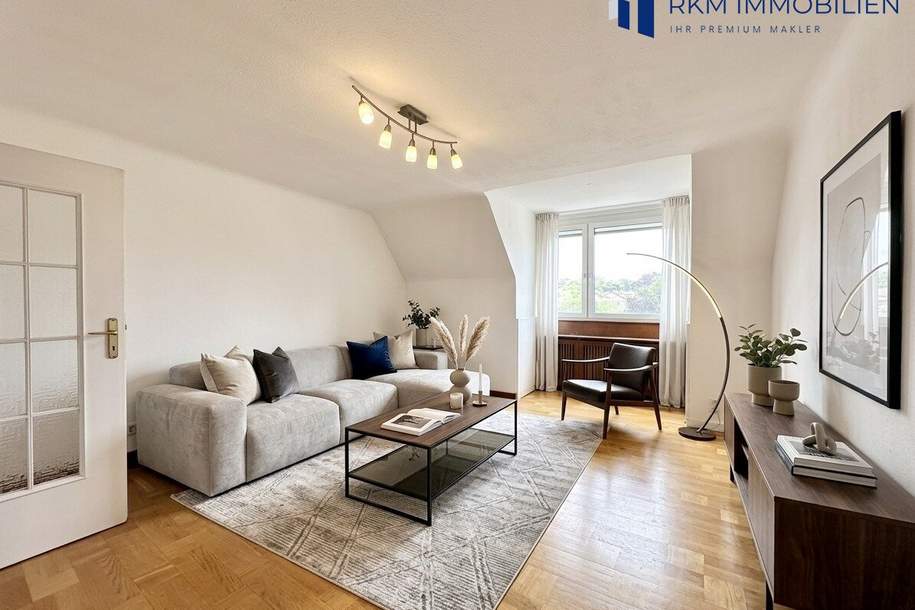 Wertbeständiges Investment in Mauer – helle Dachgeschosswohnung in exklusiver Ruhelage, Wohnung-kauf, 230.000,€, 1230 Wien 23., Liesing