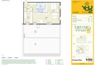 # NEUBAUWOHNUNG mit Garten &amp; Terrasse im 4. Obergeschoss - Nähe U2 am Hausfeld # (6.20)