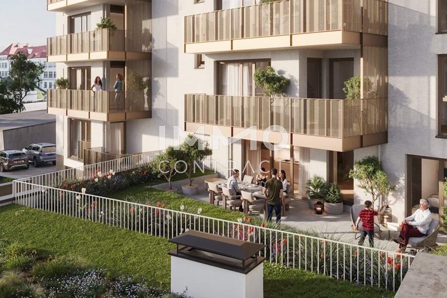 Am Schönen Grund - Zeitgemäßes Wohnen: 2-Zimmer-Neubau mit Balkon, Wohnung-kauf, 172.100,€, 1220 Wien 22., Donaustadt