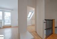 Befristete luxuriöse Dachgeschosswohnung im Stilaltbau - Blick über die Dächer Wien's - ab 1.12.