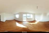 Großzügige Dachgeschosswohnung mit 3 Terrassen und Fernblick ins Grüne