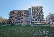 BALKONWOHNUNG MIT TIEFGARAGE IN TOPLAGE! BRILLIANTER 3-ZIMMER GRUNDRISS MIT FERNBLICK UND RUHELAGE! NAHE U1 KAGRANER PLATZ.