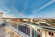 Exklusive Dachgeschosswohnung mit 44 m² Terrasse &amp; Weitblick