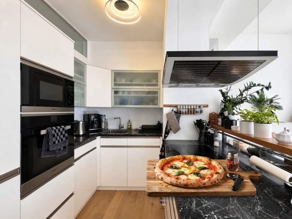 Morgensonne und klimatisierte Räume | offener Wohn-/Essbereich | U4 Hietzing und Park Schönbrunn | moderne Ausstattung