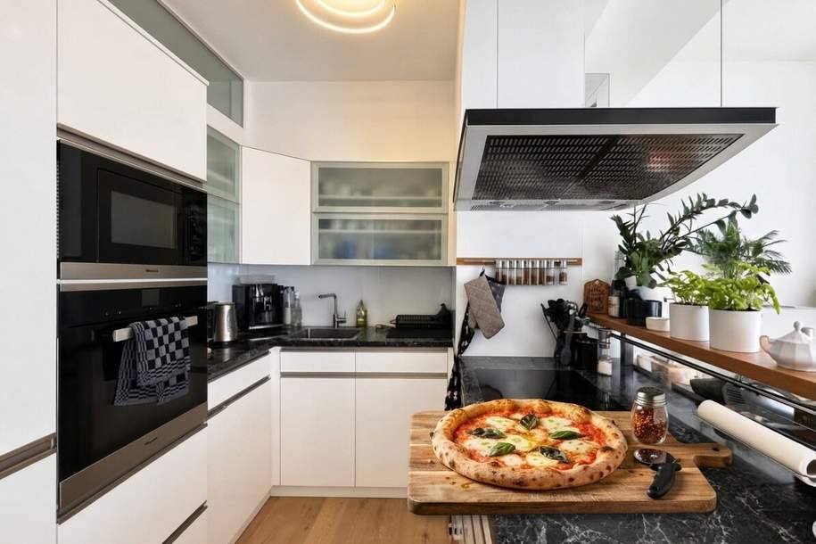 Morgensonne und klimatisierte Räume | offener Wohn-/Essbereich | U4 Hietzing und Park Schönbrunn | moderne Ausstattung, Wohnung-kauf, 349.000,€, 1140 Wien 14., Penzing