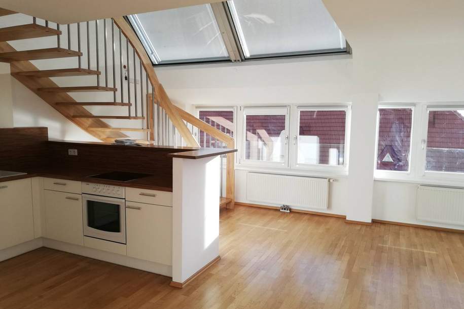 Investitionsperle im Dachgeschoss - 3 Zimmer mit 2 Freiflächen unbefristet vermietet, Wohnung-kauf, 399.000,€, 1170 Wien 17., Hernals