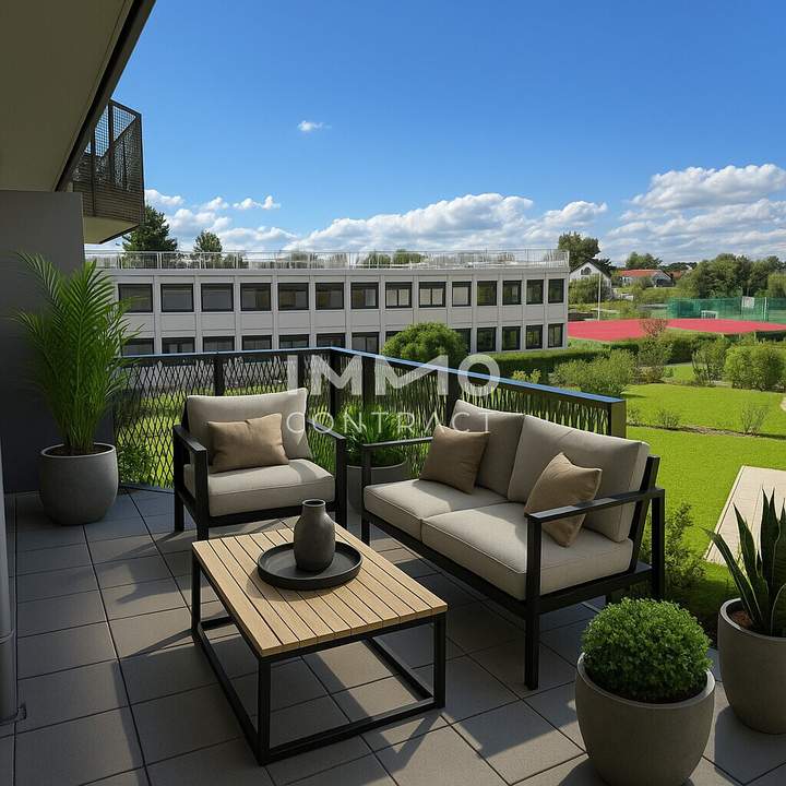 Preis jetzt sichern: 2-Zimmer-Neubau mit 12 m² Balkon & Grünlage