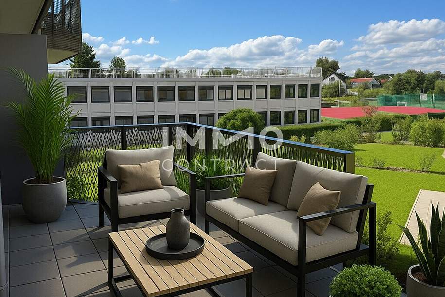 Preis jetzt sichern: 2-Zimmer-Neubau mit 12 m² Balkon &amp; Grünlage, Wohnung-kauf, 259.000,€, 1210 Wien 22., Donaustadt