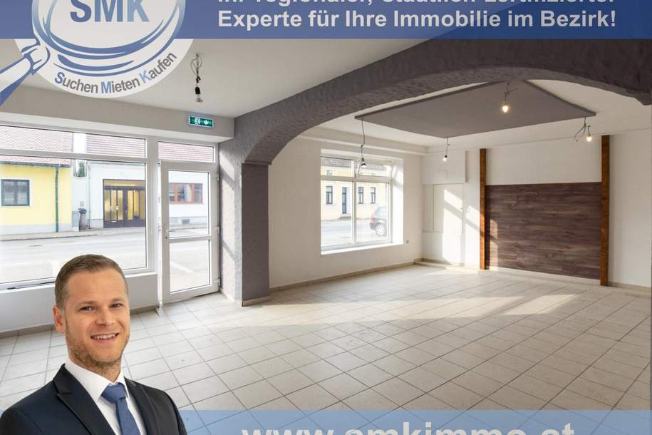 Startklar für Gastronomen – Ihr Lokal wartet!, Gewerbeobjekt-miete, 1.800,00,€, 2054 Hollabrunn