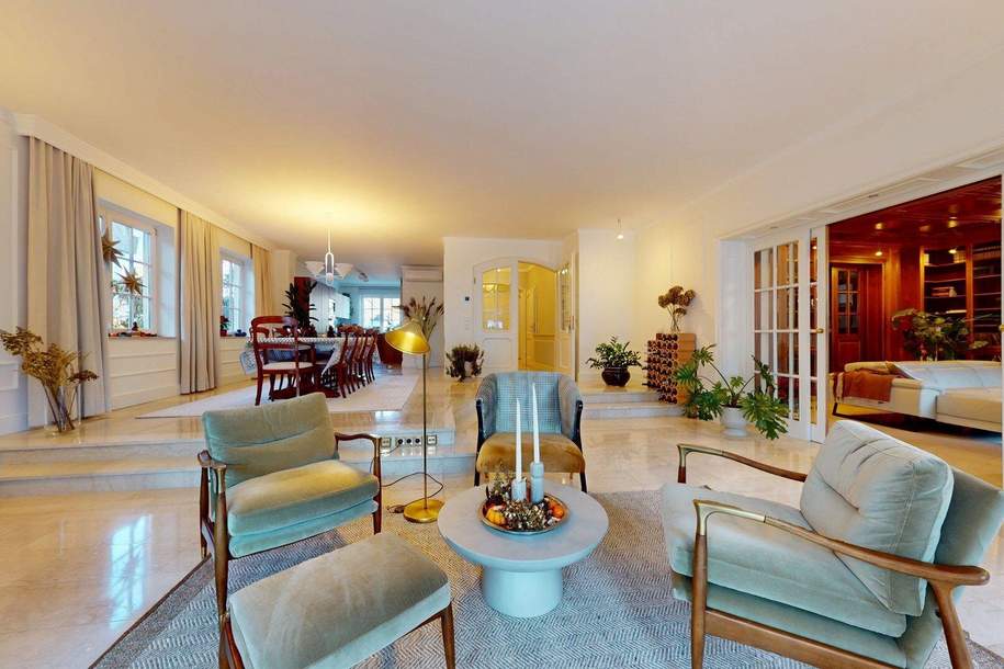 Elegante Villa in idyllischer Wienerwaldlage mit Pool und großem Garten, Haus-miete, 4.400,00,€, 2384 Mödling