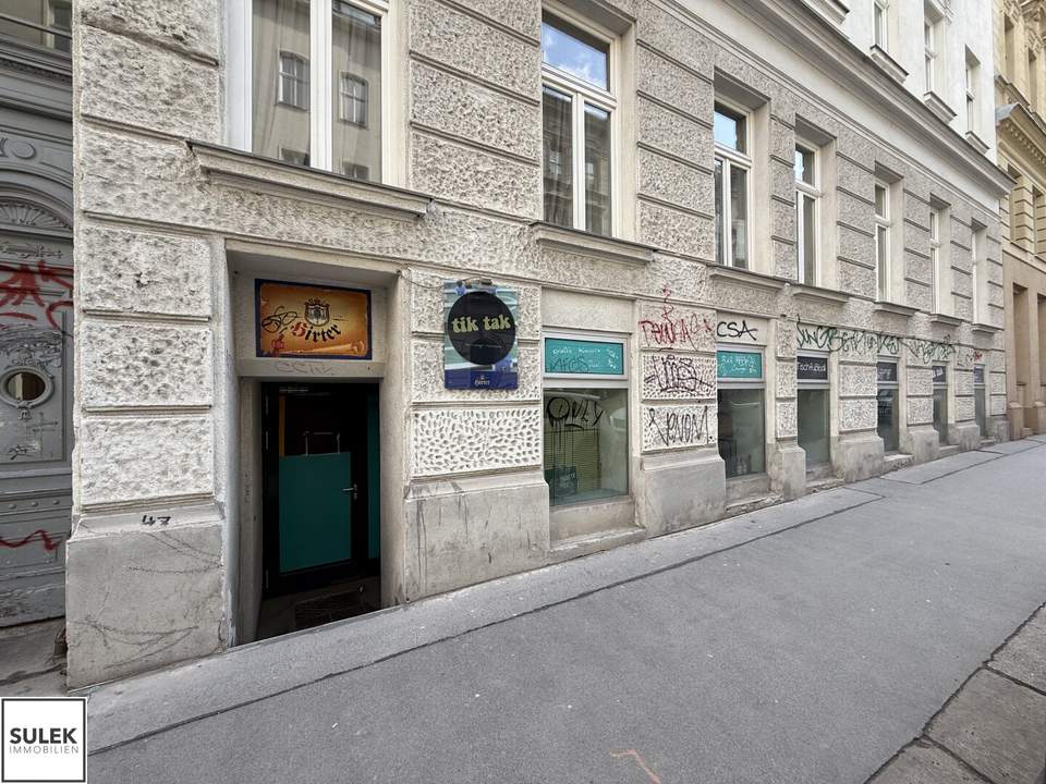 Vielseitiges Souterrain-Lokal (78 m²) im 5. Bezirk – keine Gastro **VIDEOBESICHTIGUNG**