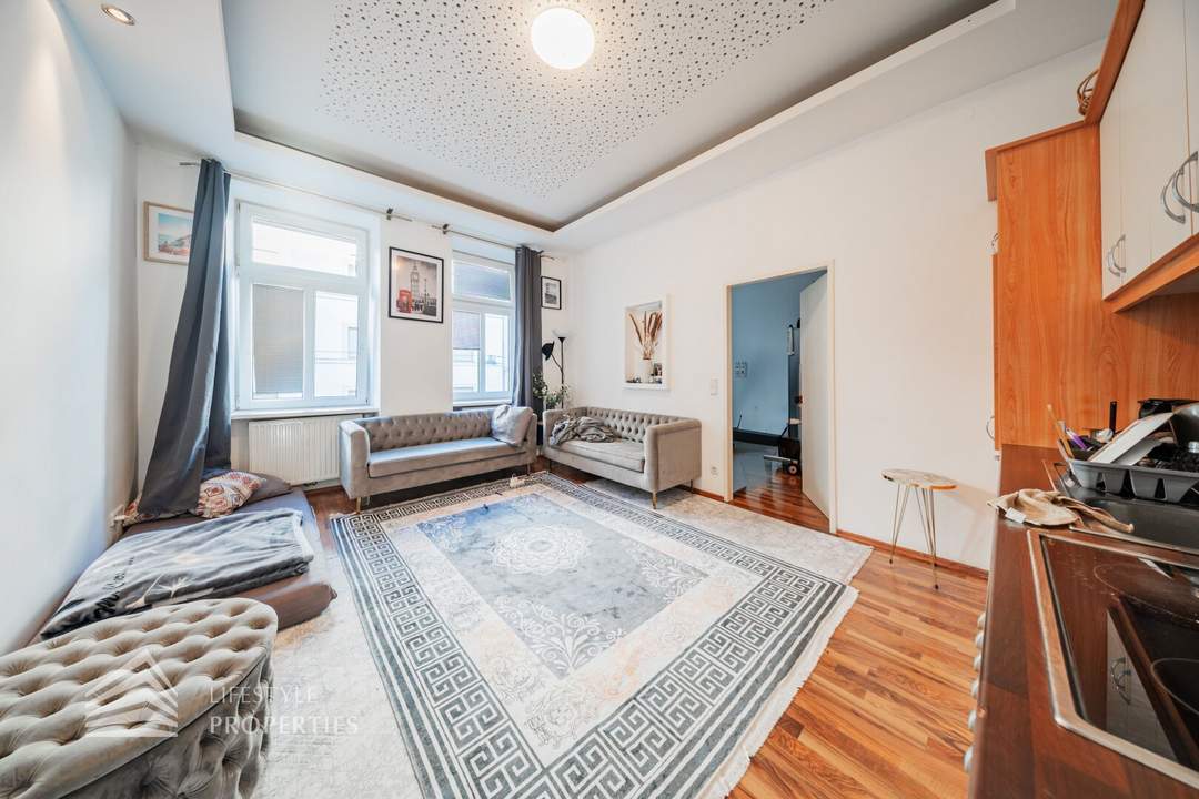 Zentral gelegene 2-Zimmer-Wohnung mit Top-Anbindung