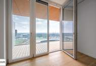 Hoch hinaus! Wohnen mit Fernblick über Wien | 3 Zimmer Erstbezug mit Balkon | Pool, Fitness &amp; Spa