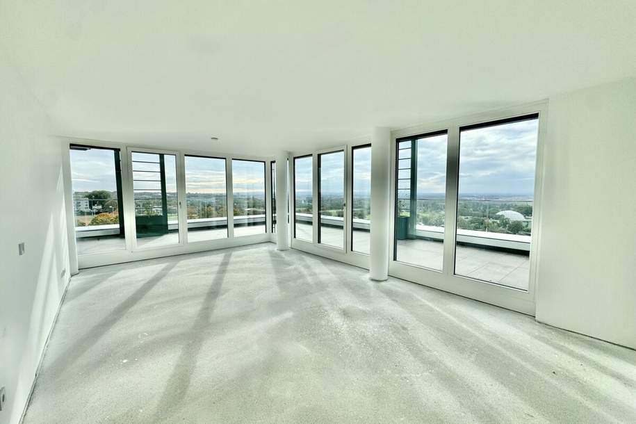 Exklusives Penthouse mit 90m2 Panoramaterrasse: Provisionsfrei - Wohnung + Büro mit luxuriöser Ausstattung, Wohnung-kauf, 1.200.000,€, 1100 Wien 10., Favoriten