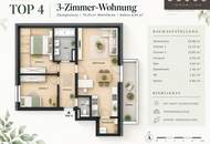 ERSTBEZUG IN STOCKERAU | 3 ZIMMER | WESTBALKON | LIFT | STELLPLATZ
