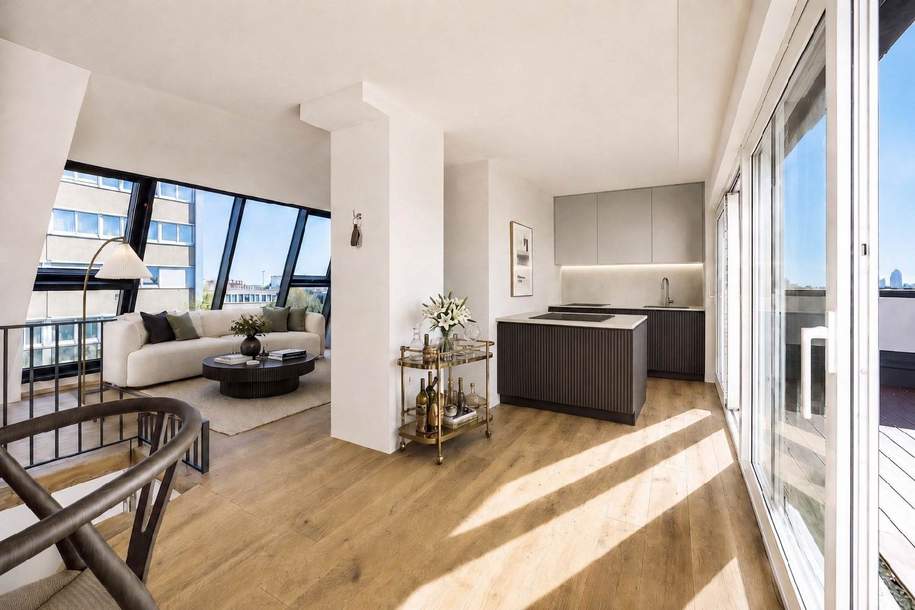 Sommerbonus bis 31. August - ERSTBEZUG: Dachmaisonette mit Südterrasse in charmantem Altbau, Wohnung-kauf, 798.000,€, 1190 Wien 19., Döbling