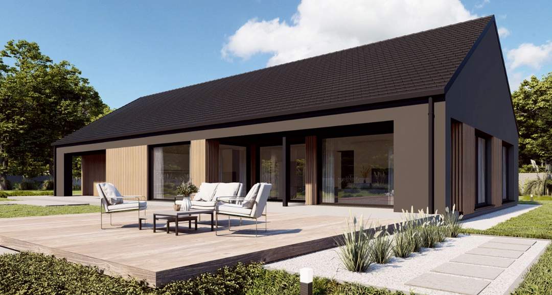 BUNGALOW DER SUPERLATIVE VON DAN-WOOD EXKLUSIV - ÜBERLEGEN - MODERN (Provisionsfrei)