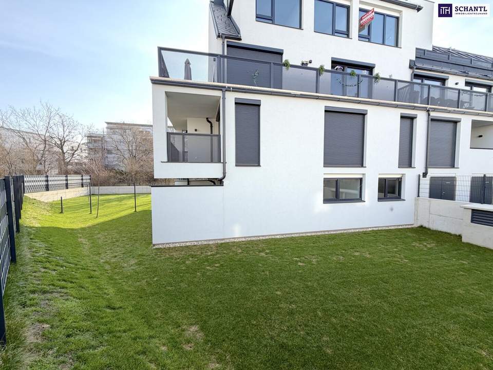 Viel draußen, smart drinnen – Gartenwohnung für modernes Wohnen - 3 Zimmer im Erstbezug!