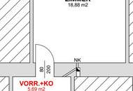 ++Q18++ sanierungsbedürftige 1-Zimmer Erdgeschoss-Altbauwohnung, viel Potenzial