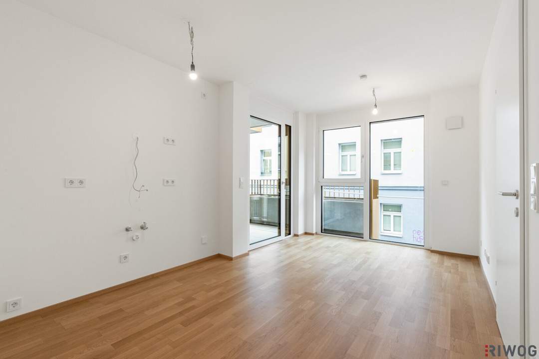 ERSTBEZUG | 2-Zimmer Wohnung mit Loggia | Fernwärme | Fassadenbegrünung | TG-Stellplatz optional | Nachhaltiges Wohnbauprojekt