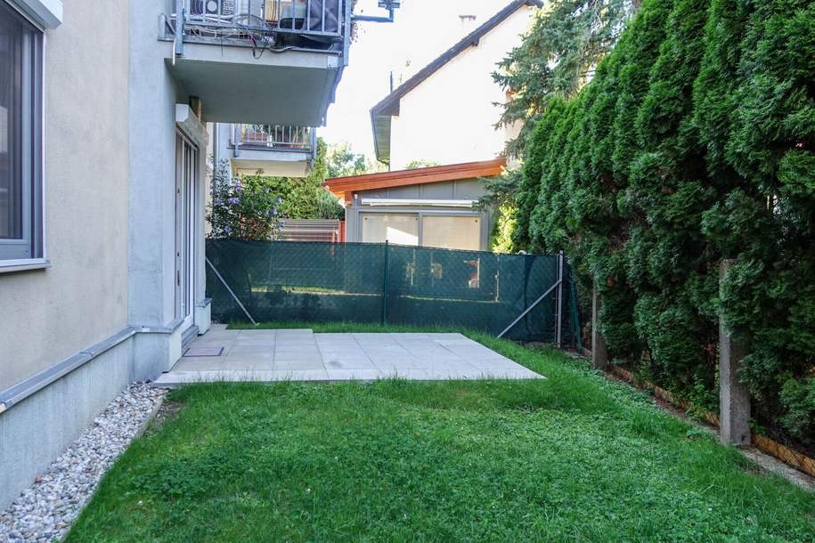 Gartenwohnung mit zwei Zimmern, Terrasse & Tiefgarage im Pressbaumer Zentrum, Wohnung-kauf, 270.000,€, 3021 Sankt Pölten(Land)