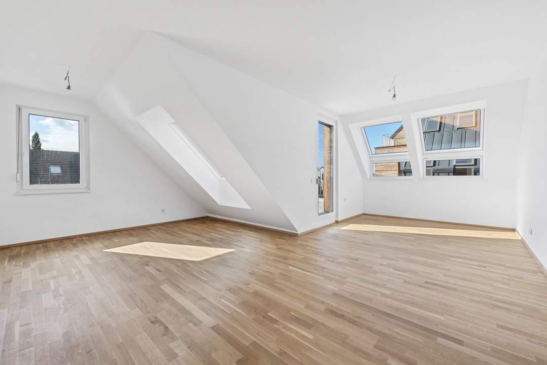 Entzückende Dachgeschoss Wohnung an der Lobau!
