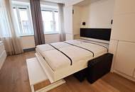 STEPHANSPLATZ-NÄHE, möbliertes 35 m2 Apartment, 1 Zimmer, Kochnische, Duschbad, Parketten, 3. Liftstock, Rotenturmstraße