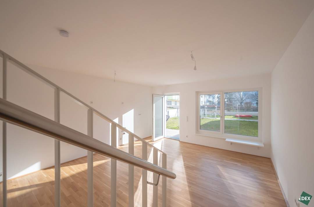 UMS ECK 51 – Sonnige 3-Zimmer-Maisonette-Wohnung mit Garten