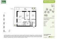 Hochwertige 3-Zimmer-Wohnung im energieeffizenten Neubauprojekt Hirschfeld - Naturnah wohnen