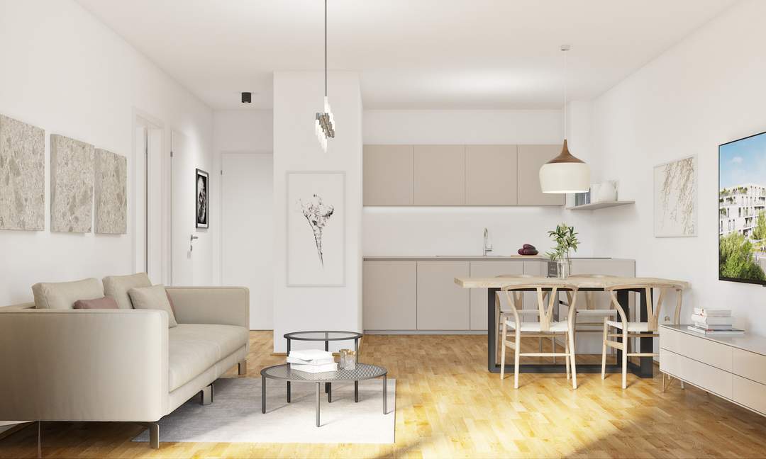 Obere Alte Donau - Neubau Erstbezug - Garten mit Terrasse, provisionsfrei