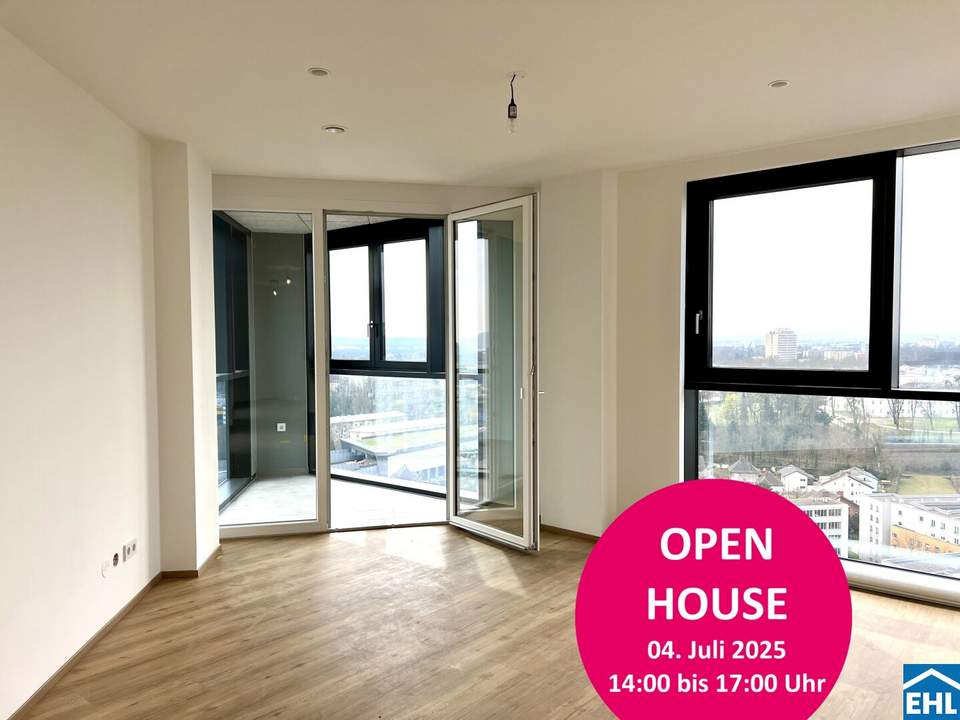 OPEN HOUSE AM FREITAG 04.07 von 14.00 Uhr bis 17.00 Uhr – Bulgariplatz 11 OHNE VORANMELDUNG