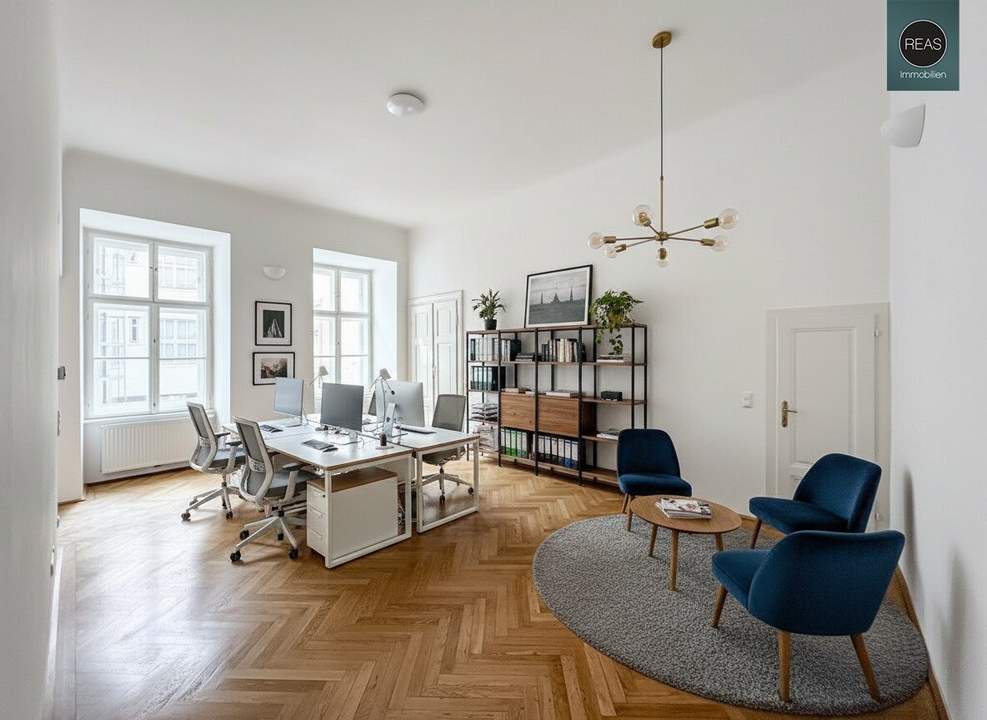 BÜRO in historischem Denkmal-Haus in Toplage der Innenstadt!