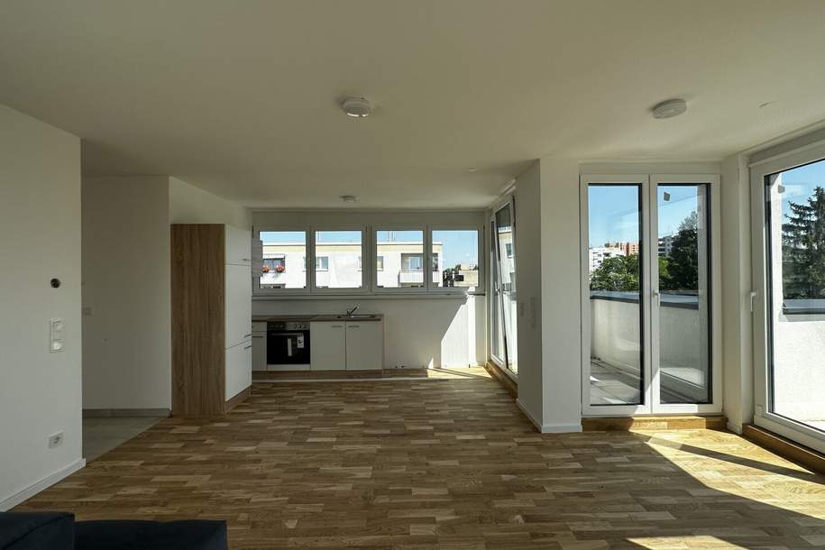 ERSTBEZUG! Moderne 3-Zimmerwohnung mit großer Terrasse Nähe U1, Wohnung-miete, 1.599,88,€, 1210 Wien 21., Floridsdorf