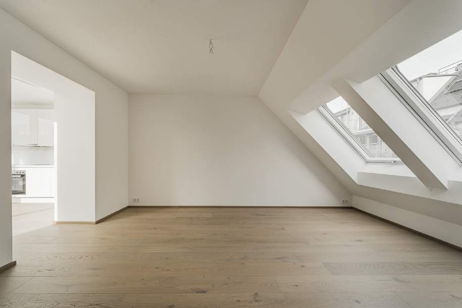 ZWEITBEZUG - 3 Zimmer-Maisonettewohnung im Dachgeschoss zu vermieten, Wohnung-miete, 2.127,53,€, 1040 Wien 4., Wieden