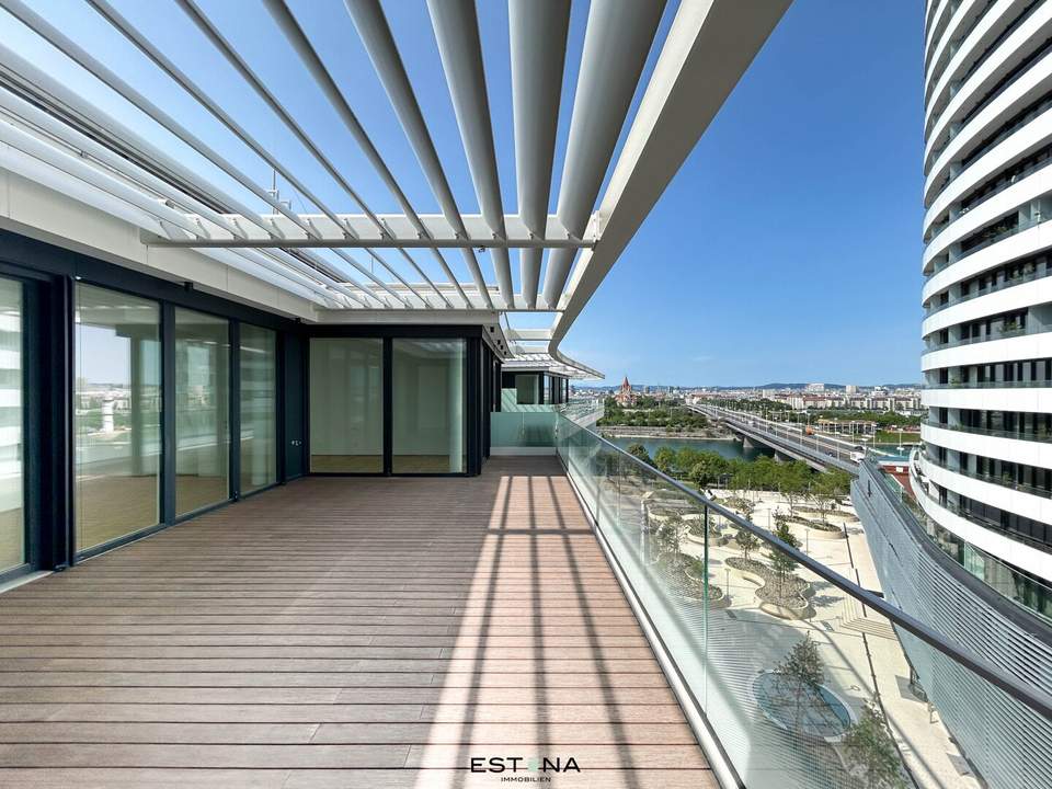Familientraum mit Blick über Wien - Neubauwohnung Nähe "UNO City"