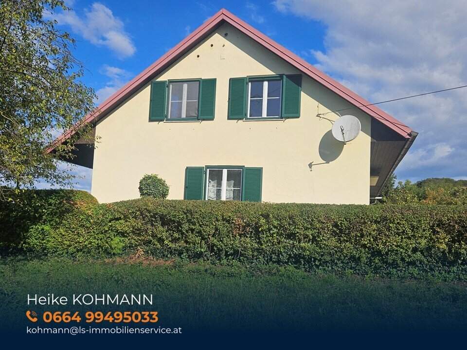 Wohnen, Werken & Selbstversorgen in der Südoststeiermark – Einfamilienhaus mit großem Nebengebäude und 1.497 m² Grund in Straden