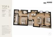 PRE-SALE-PREISE! W2 Nord – großzügige 3-Zimmer-Neubauwohnung mit Südwest-Terrasse