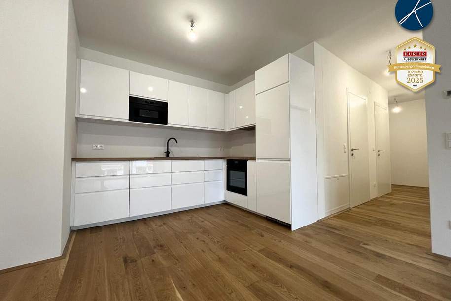 U2 + U1 Nähe: 3 Zimmer-Neubau mit Topausstattung, Wohnung-miete, 990,00,€, 1220 Wien 22., Donaustadt